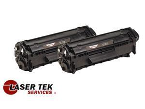 Laser Tek Services® 2 Pack Premium Toner Cartridge for the Canon 104 FX-9 FX-10 ImageClass MF4690 MF4370dn D420 D480