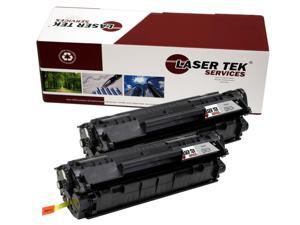 Laser Tek Services® 2 Pack HP Q2612A (12A) Compatible Replacement Toner Cartridges Laser Tek Services® 2 Pack HP Q2612A (12A) Compatible Replacement Toner Cartridges