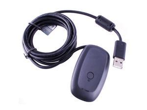 Black PC Wireless Controller Gaming Receiver Adapter For Microsoft XBOX 360