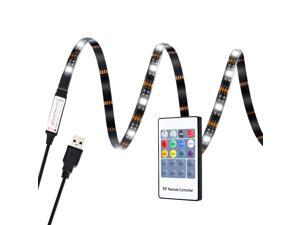 Patazon Bias Lighting Strip, USB Multi Color RGB LEDStrip Backlit for Flat Screen TV LCD, Desktop Monitors Patazon Bias Lighting Strip, USB Multi Color RGB LEDStrip Backlit for Flat Screen TV LCD, Desktop Monitors