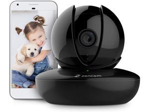 Amcrest Zencam WiFi Camera, Pet Dog Camera, Nanny Cam with Two-Way Audio, Baby Monitor with Cell Phone App, Pan/Tilt Wi-Fi Wireless IP Camera, Micro SD Card, RTSP, Cloud, Night Vision, M1B