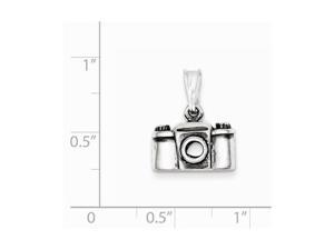 Sterling Silver Antiqued Dice Charm 0.4in