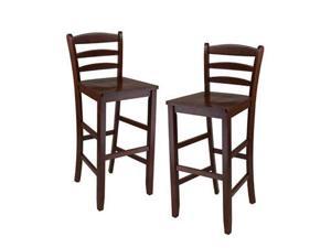 29" Ladder Back Bar Stools (Set of Two) by Winsome Wood