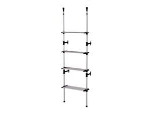 ORE International Modern 4-Tier Telescopic Clothes Rack - NS-1104-60 ORE International Modern 4-Tier Telescopic Clothes Rack - NS-1104-60