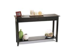 Convenience Concepts American Heritage Black Console Table 7103081-BL