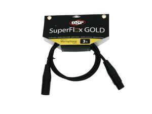 SuperFlex GOLD SFM-3 Premium Microphone Cable 3' SuperFlex GOLD SFM-3 Premium Microphone Cable 3'