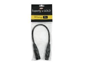 SuperFlex GOLD SFM-1 Premium Microphone Cable 1' SuperFlex GOLD SFM-1 Premium Microphone Cable 1'