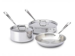 All-Clad Tri-Ply Stainless Starter Set -  5 pcs