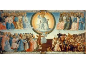 Posterazzi Sal Italy Florence Museo Di San Marco The Last Judgment By Fra Angelico Circa 1450 52 Poster Print 18 X 24 In Newegg Com