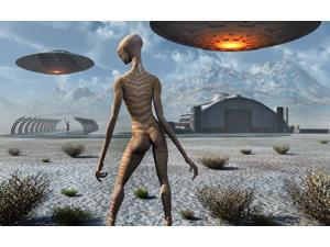 China Lake military base located in the Mojave Desert is rumored to be an alien base where aliens and humans work together Poster Print (8 x 10) China Lake military base located in the Mojave Desert is rumored to be an alien base where aliens and humans work together Poster Print (8 x 10)