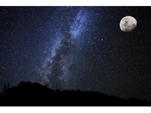 Stars in the Night Sky Milky Way Galaxy Poster Print (17 x 11) Stars in the Night Sky Milky Way Galaxy Poster Print (17 x 11)