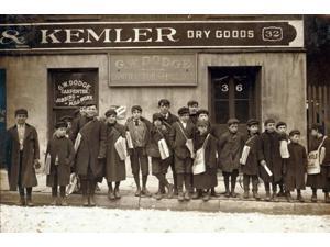 Hartford Newsboys Lewis Hine 1909 Poster Print by Science Source (24 x 18) Hartford Newsboys Lewis Hine 1909 Poster Print by Science Source (24 x 18)