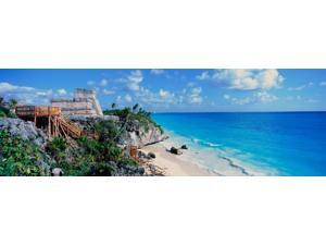 A Panoramic of Mayan ruins of Ruinas de Tulum (8 x 10) and El Castillo at sunset with beach and Caribbean Sea in Quintana Roo Yucatan Peninsula Mexico Poster Print (8 x 10) A Panoramic of Mayan ruins of Ruinas de Tulum (8 x 10) and El Castillo at sunset with beach and Caribbean Sea in Quintana Roo Yucatan Peninsula Mexico Poster Print (8 x 10)