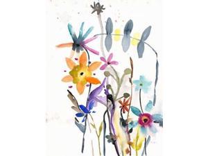 Flower Bedlam Poster Print by Karin Johannesson (22 x 28)