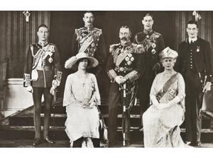 From Left To Right The Prince Of Wales Later Edward Viii Prince Henry The Duke Of Gloucester The Princess Mary Princess Royal And Countess Of Harewood King George V Prince Albert Of York Later George From Left To Right The Prince Of Wales Later Edward Viii Prince Henry The Duke Of Gloucester The Princess Mary Princess Royal And Countess Of Harewood King George V Prince Albert Of York Later George