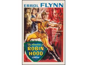 The Adventures Of Robin Hood Movie Poster Masterprint (24 x 36)