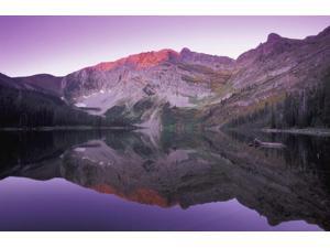Mountain At Sunset Kootenays British Columbia Canada Poster Print (17 x 11) Mountain At Sunset Kootenays British Columbia Canada Poster Print (17 x 11)