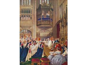 The Royal Wedding between Albert Edward Prince of Wales future King Edward VII and Alexandra of Denmark at St Georges Chapel Windsor Enlgand March 10 1863 From Edward VII His Life and Times published The Royal Wedding between Albert Edward Prince of Wales future King Edward VII and Alexandra of Denmark at St Georges Chapel Windsor Enlgand March 10 1863 From Edward VII His Life and Times published