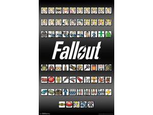 Fallout 4 - Emojis Poster Print (22 x 34) Fallout 4 - Emojis Poster Print (22 x 34)
