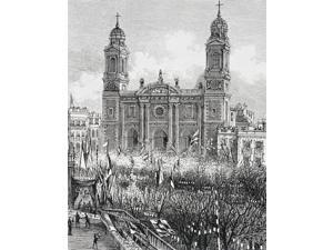 Montevideo Uruguay Cathedral In The Plaza De La Constitucion In The 1880S Poster Print (13 x 16) Montevideo Uruguay Cathedral In The Plaza De La Constitucion In The 1880S Poster Print (13 x 16)