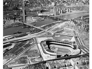 Aerial view of Yankee Stadium and Polo Grounds New York City circa 1955 Photo Print (8 x 10) Aerial view of Yankee Stadium and Polo Grounds New York City circa 1955 Photo Print (8 x 10)
