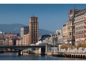 Riverfront Buildings, Bilbao, Spain Poster Print by Walter Bibikow (18 x 12) Riverfront Buildings, Bilbao, Spain Poster Print by Walter Bibikow (18 x 12)