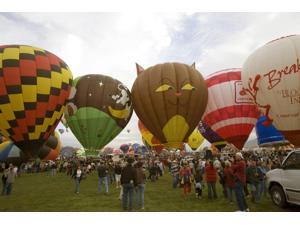 The Albuquerque International Balloon Fiesta is a yearly balloon fiesta that takes place in Albuquerque New Mexico USA during early October The balloon fiesta is a nine day event and has around 750 ba The Albuquerque International Balloon Fiesta is a yearly balloon fiesta that takes place in Albuquerque New Mexico USA during early October The balloon fiesta is a nine day event and has around 750 ba