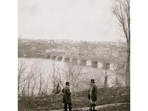 Washington DC The Aqueduct bridge and Georgetown from the Virginia bank Poster Print (18 x 24) Washington DC The Aqueduct bridge and Georgetown from the Virginia bank Poster Print (18 x 24)
