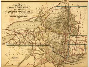 New York - 1857 Poster Print (18 x 24)