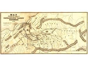 Sacramento Valley Railroad California Sacramento 1854 Poster Print (18 x 24) Sacramento Valley Railroad California Sacramento 1854 Poster Print (18 x 24)
