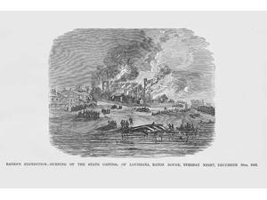 Burnside Burns Baton Rouge Poster Print by Frank Leslie (18 x 24) Burnside Burns Baton Rouge Poster Print by Frank Leslie (18 x 24)