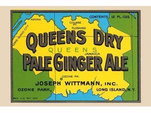 Vintage defunct soda label from a ginger ale from Long Island New York Poster Print by unknown (18 x 24)