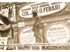 Freak Show at Coney Island Amusement Park Poster Print (18 x 24)