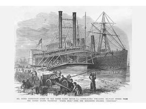 Contrabands Unload stores for the army at Baton Rouge Louisiana Steamers North Star and Iberville Poster Print by Frank Leslie (18 x 24) Contrabands Unload stores for the army at Baton Rouge Louisiana Steamers North Star and Iberville Poster Print by Frank Leslie (18 x 24)