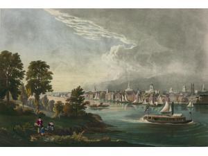 Hartford Connecticut from the Connecticut River Poster Print (18 x 24) Hartford Connecticut from the Connecticut River Poster Print (18 x 24)