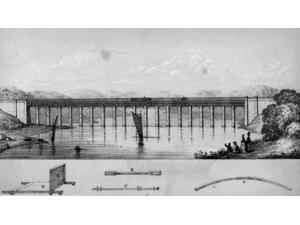 Design for Fultons Cast Iron Aqueduct Poster Print by Science Source (24 x 18) Design for Fultons Cast Iron Aqueduct Poster Print by Science Source (24 x 18)