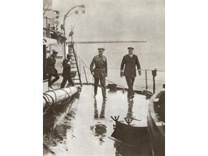 Field Marshal Horatio Herbert Kitchener 1St Earl Kitchener On The Left Seen Here With Admiral Sir Frederic Charles Dreyer On The Right On Board The Flagship HMS Iron Duke At Scapa Flow In 1916 During