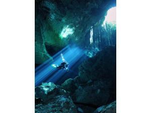 Diver silhouetted in sunrays of cenote system on Mexicos Yucatan Peninsula Poster Print by Karen DoodyStocktrek Images (11 x 17) Diver silhouetted in sunrays of cenote system on Mexicos Yucatan Peninsula Poster Print by Karen DoodyStocktrek Images (11 x 17)