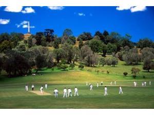 Cornwall Cricket Club, Auckland, New Zealand Poster Print by David Wall (36 x 24)
