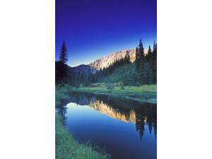 Small Calm Mountain Creek Kootenays British Columbia Canada Poster Print (11 x 17) Small Calm Mountain Creek Kootenays British Columbia Canada Poster Print (11 x 17)