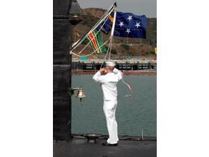 Sailor hauls down the commissioning pennant for the fast attack submarine USS Salt Lake City Poster Print by Stocktrek Images (11 x 17) Sailor hauls down the commissioning pennant for the fast attack submarine USS Salt Lake City Poster Print by Stocktrek Images (11 x 17)