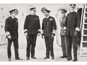 King George V Visits The Fleet At Rosyth Edinburgh Scotland In 1918 From Left Admiral Beatty Admiral Rodman US Navy King George V The Prince Of Wales Later King Edward Viii And Admiral Sims US Navy Da King George V Visits The Fleet At Rosyth Edinburgh Scotland In 1918 From Left Admiral Beatty Admiral Rodman US Navy King George V The Prince Of Wales Later King Edward Viii And Admiral Sims US Navy Da