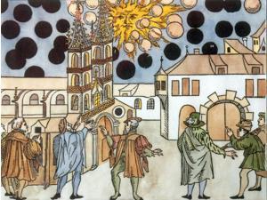 Nuremberg UFO Phenomenon 1561 Poster Print by Science Source (24 x 18)
