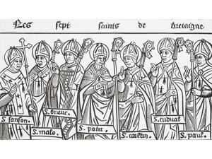 The Seven Saints Of Brittany From Left To Right Saint Samson Of Dol Saint Malo Saint Brieuc Saint Patern Saint Corentin Saint Tudwal And Saint Pol Aurelian Or Paul Aurelian From Science And Literature The Seven Saints Of Brittany From Left To Right Saint Samson Of Dol Saint Malo Saint Brieuc Saint Patern Saint Corentin Saint Tudwal And Saint Pol Aurelian Or Paul Aurelian From Science And Literature