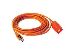 Tether Tools 16 Ft TetherPro USB 3.0 Active Extension Cable (Hi-Visibility Oran Tether Tools 16 Ft TetherPro USB 3.0 Active Extension Cable (Hi-Visibility Oran