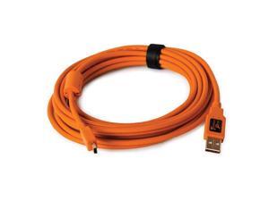 Tether Tools 15 Ft (4.6 m) TetherPro USB 2.0 A Male to Mini-B 5-Pin Gold Plated Tether Tools 15 Ft (4.6 m) TetherPro USB 2.0 A Male to Mini-B 5-Pin Gold Plated