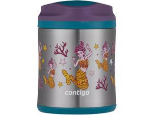 Contigo Kid's 10 oz. Vacuum Insulated Stainless Steel Food Jar- Mermaid/Eggplant Contigo Kid's 10 oz. Vacuum Insulated Stainless Steel Food Jar- Mermaid/Eggplant