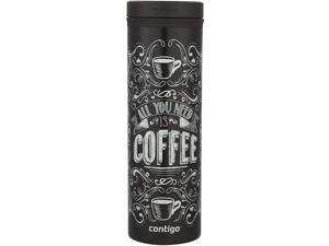 Contigo 20 oz. Eclipse Stainless Steel Travel Mug - Black All You Need Is Coffee Contigo 20 oz. Eclipse Stainless Steel Travel Mug - Black All You Need Is Coffee