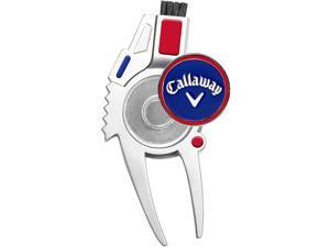 Callaway Golf 4-in-1 Divot Repair Tool - Red/White/Blue