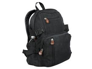 Rothco Vintage Canvas Mini Backpack - Black Rothco Vintage Canvas Mini Backpack - Black